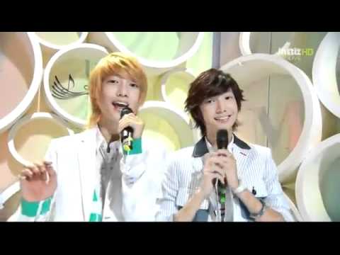 110618 Boyfriend [보이프렌드] Jo Twins Mc Cut At MusicCore~ (1)