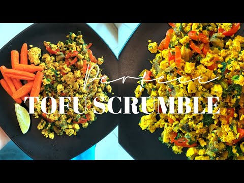 ๐ณ๐TOFU SCRAMBLE | Protein Loaded Breakfast | Plant-Based Kitchen | No Eggs Harmed ๐ฅ