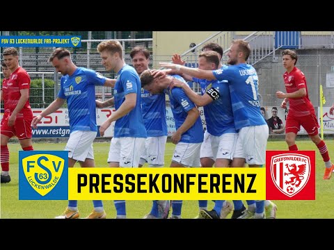Pressekonferenz | FSV 63 Luckenwalde vs. Greifswalder FC 6:2 | Sonntag 14.05.23 | SP32