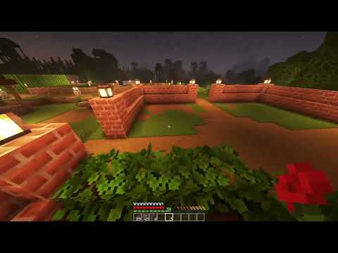Minecraft Let’s Play Ep. 403 – Brick Walls, Paths & Flowers!