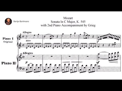 Mozart/Grieg - Piano Sonata no.16, K.545 arr. for two pianos {Live Lugansky/Rudenko}