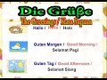 Die Grüβe The Greetings Kata Sapaan