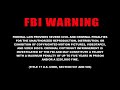 FBI Warning Screen 2008
