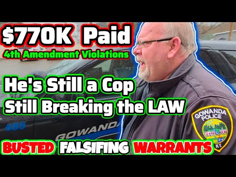 $770K Lawsuit Payout & He's Still a COP & Still Breaking the LAW!