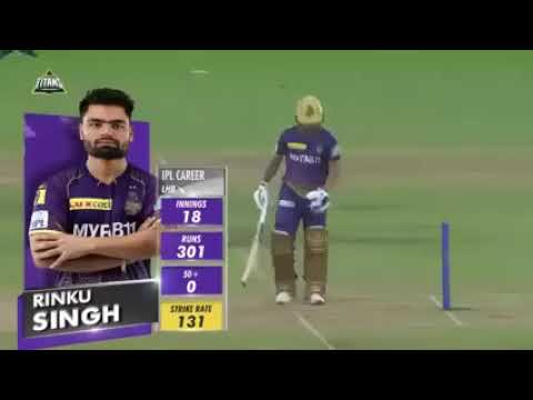 RINKU SINGH  6 BALL 36 IPL LAST OVER THRILLER MATCH HIGHLIGHTS240p