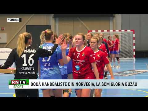 DOUĂ HANDBALISTE DIN NORVEGIA, LA SCM GLORIA BUZĂU