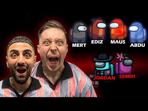 Jordan & Semih SPIELEN ERSTE mal AMONG US mit MERT, ABDU, EDIZ und CO