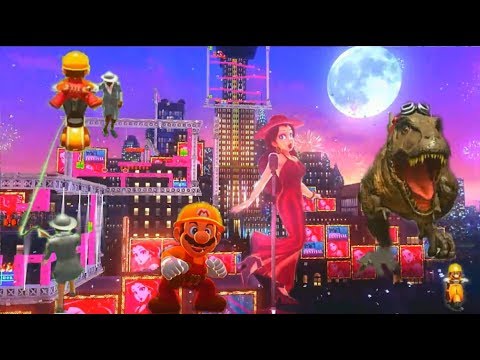 Super Mario Odyssey 100% METRO KINGDOM: ALL NORMAL MOONS & 100 COINS Part 10