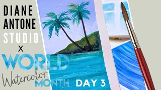 The Real Secret to Painting Water — No Fail Method for Watercolor Beginners - WWM Day 3 "Ripples"
