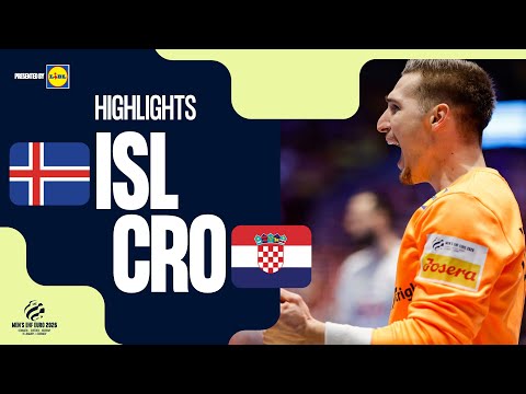 Iceland vs Croatia | Highlights | Men's EHF EURO 2026