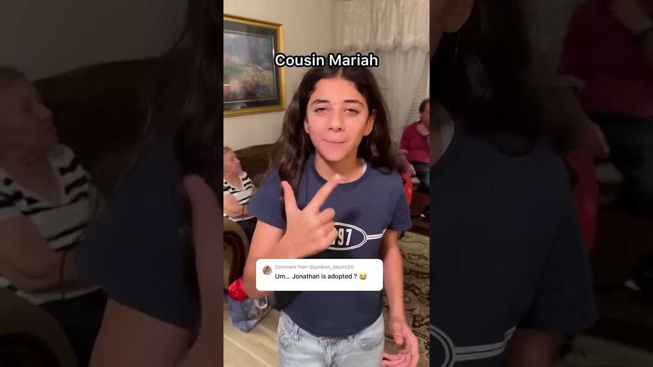 Guys Jonathan is NOT adopted he’s my actual brother