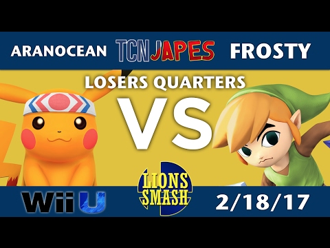 TCNJapes - AranOcean (Pikachu) vs Frosty (Toon Link) - Smash 4 Losers Quarters