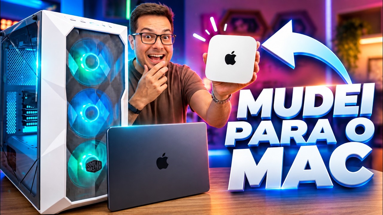 Será que fiz BESTEIRA? Troquei meu PC por um MAC MINI!