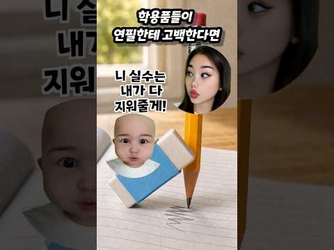 학용품들이 연필한테 고백한다면?!