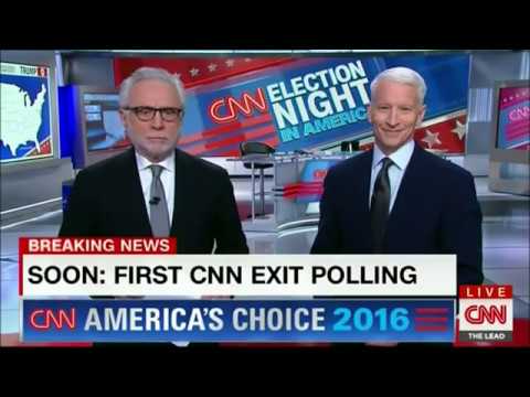 CNN Election Night in America 2016 - THE SITUATION ROOM with Wolf Blitzer and Anderson Cooper