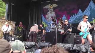 X-Cops playing live at the Gwar-B-Q 2013 - Paddy Wagon Rape