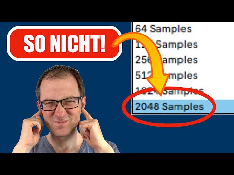Audio Puffergrösse und Latenz - RICHTIG einstellen