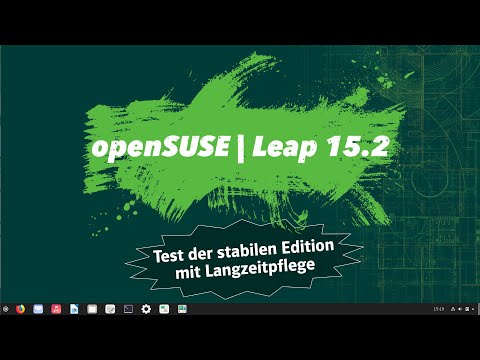 openSUSE Leap 15.2 (deutsch) - Test der stabilen Edition mit Langzeitpflege