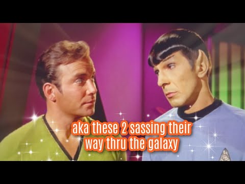 highly suspicious Bones/Spock/Kirk moments (original Star Trek)