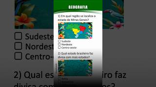 Quiz de Geografia
