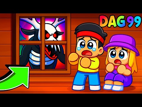 Vi ÖVERLEVER 99 NÄTTER i LÄSKIGA SKOGEN