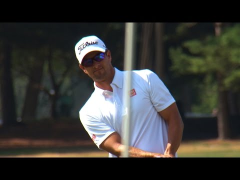 Adam Scott pre-round warm-up routine