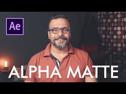 Alpha Matte in Adobe After Effects اردو हिंदी Eng Sub