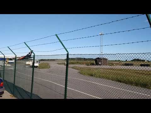 DY401 Norueguês decola do Aeroporto de Aalesund AES