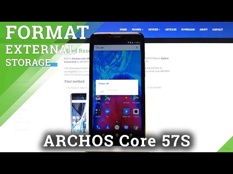 How to Format SD Card in ARCHOS Core 57S – Erase External Memory