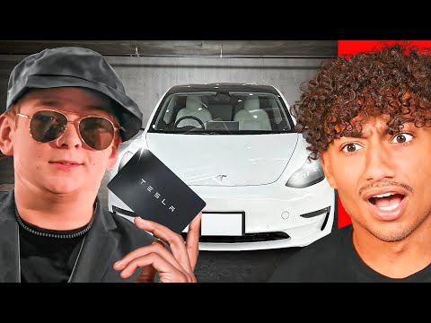 14-Year-Old STEALS A TESLA!!