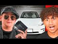 14 Year Old STEALS A TESLA