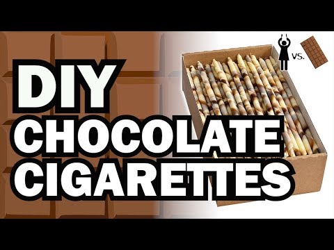 DIY Chocolate Cigarettes, Corinne VS Chocolate