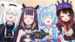Thumbnail for 【MONSTER HUNTER RISE】 Hunting with Senpais....DOKI #HOLOMH (1:01:22)