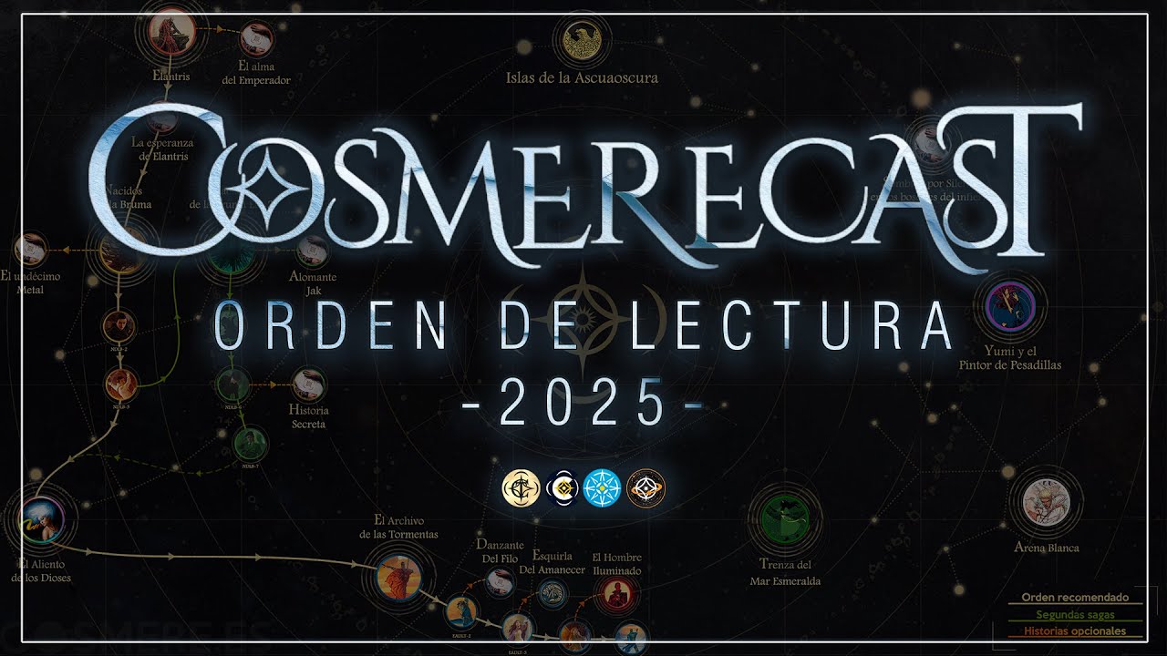 CosmereCast: Ordenes de lectura en 2025