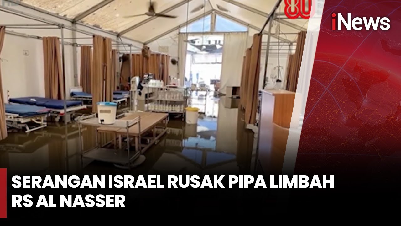 RS Al Nasser Kebanjiran Air Limbah usai Diserang Israel  | iNews Pagi (16/8)