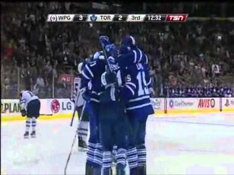 Jets @ Leafs: Joffrey Lupul Goal #2