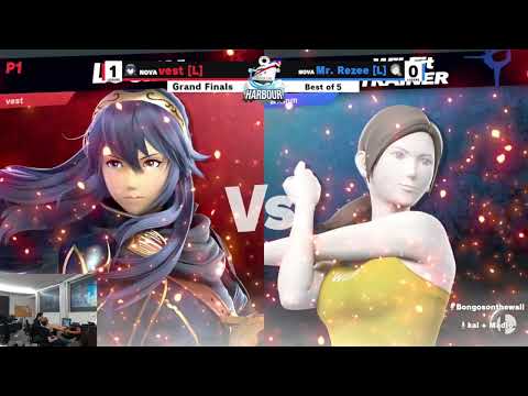 Grand Finals - NOVA|Mr. Rezee (Min Min/Wii Fit Trainer) vs NOVA|vest (Lucina) - Smash On The Harbour