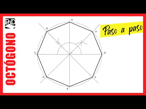 How to Draw an Octagon Inscribed in a Circle Given Radius (Regular Polygons).