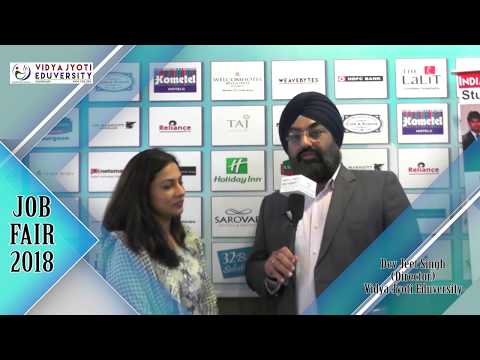 Job Fair 2018- Dr. DJ Singh (Director)- Vidya Jyoti Educational Society