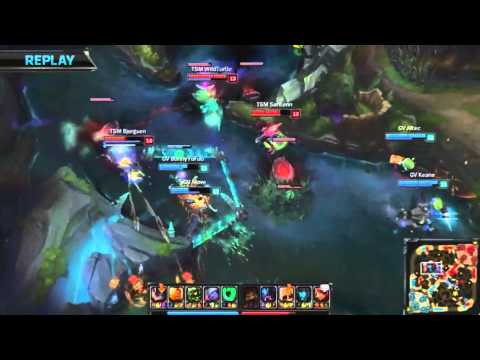 Bjergsen's sneaky escape [TSM vs GV, NA LCS Week 4]