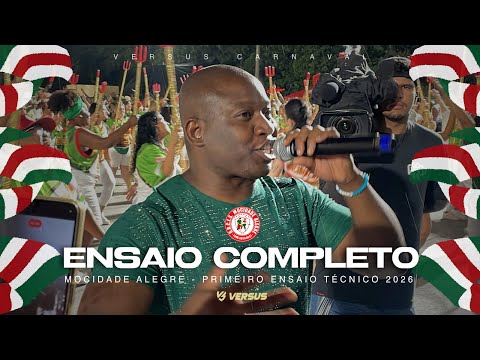 MOCIDADE ALEGRE 2026 - PRIMEIRO ENSAIO TÉCNICO NO ANHEMBI COMPLETO