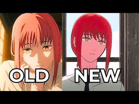 Chainsaw Man NEW VS OLD ART STYLE Comparison