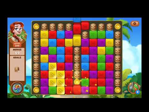 Lost Island Blast Adventure Level 250 NO BOOSTERS - A S GAMING