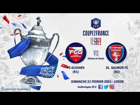 32ès de finale Coupe de France : Guichen (R1) - Saumur (N3)