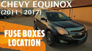 Chevrolet Equinox - FUSE BOX LOCATION (2011 - 2017)