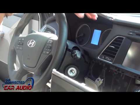 Hyundai sonata 2015 and up stereo removal