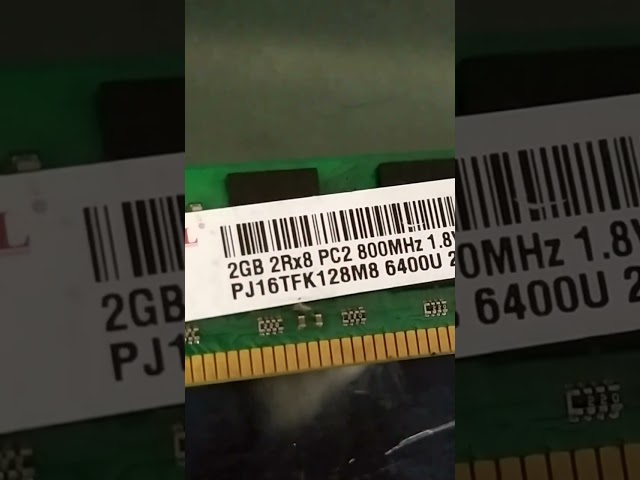 Vídeo relacionado con BRAINZAP Memorycity PC2-6400U 2Rx16 - Memoria RAM DDR2 (8 GB, 800 MHz, 1,8 V, CL6, 2 módulos de 4 GB)