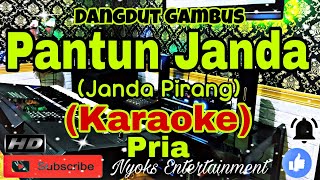 Download lagu PANTUN JANDA (KARAOKE) Dangdut Gambus || Nada Pria || FIS minor mp3