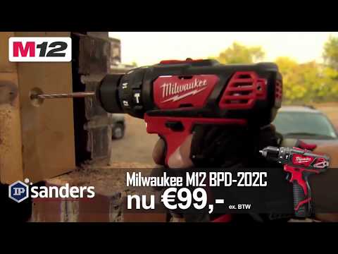 Actie Milwaukee M12 bij IP Bernard Sanders