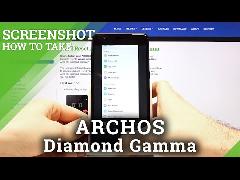 How to Take Screenshot In ARCHOS Diamond Gamma – Capture Screen